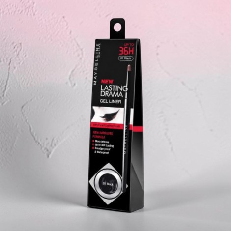 Maybelline New York New Lasting Drama Gel Liner- 01 Black (China)