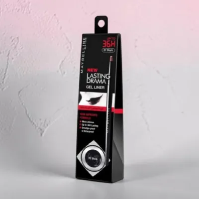 Maybelline New York লাস্টিং ড্রামা জেল আইলাইনার - 01 Black