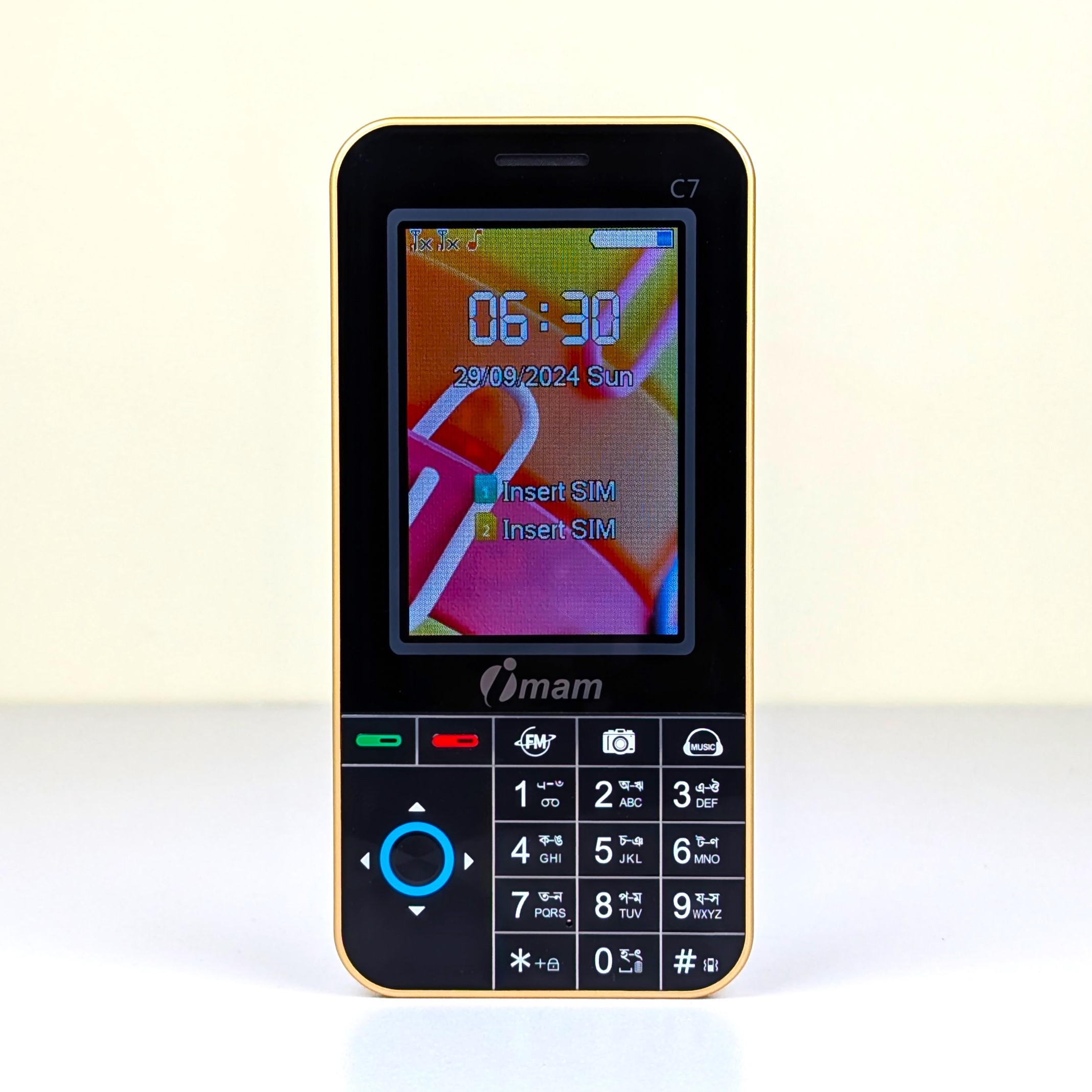 Imam C7 Vista ডুয়াল সিম ফিচার ফোন 3000mAh ব্যাটারি