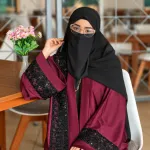 Invite কারচুপি আবায়া – 3-পিস সেট