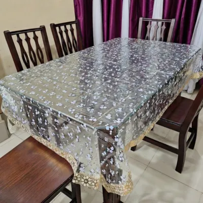 6 চেয়ারের ডাইনিং টেবিল কভার (7ft x 5ft)