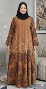 Jayma Digital Print Borka without Hijab, Sizes 50 to 56