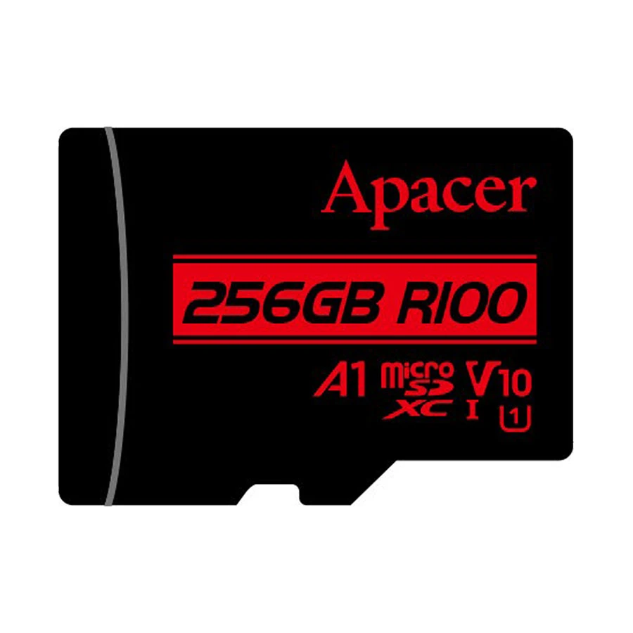 Apacer R100 256GB MicroSDXC/SDHC UHS-I V30 Class 10 Card with Adapter