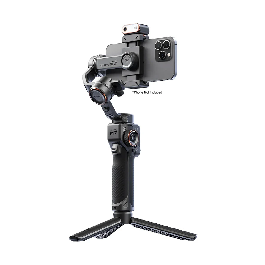 Hohem iSteady M7 AI 3-Axis Smartphone Gimbal Stabilizer, Black