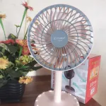 JY Super JY-2218 রিচার্জেবল মিনি ফ্যান