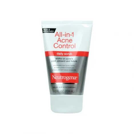 Neutrogena All-in-1 Acne Control ডেইলি ফেস স্ক্রাব 124ml