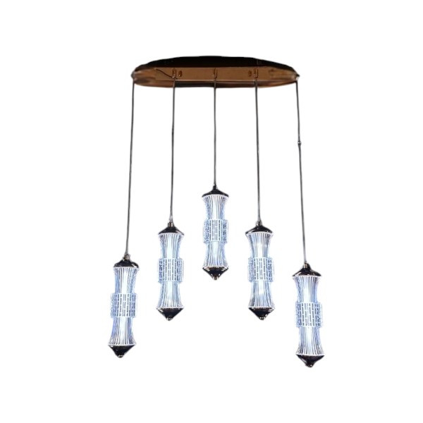 Qulik Modern Lustre Drop-5 3 Color Hanging Lights (QL-B422-5)