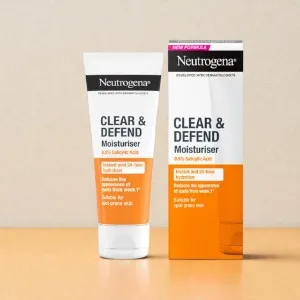 Neutrogena Clear & Defend 0.5% স্যালিসাইলিক অ্যাসিড ময়েশ্চারাইজার 50ml