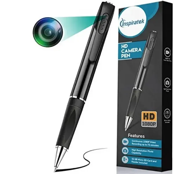 W8 মিনি FHD 1080P পোর্টেবল স্পাই পেন ক্যামেরা