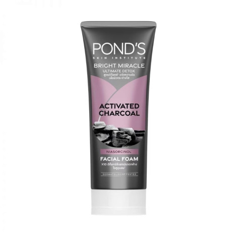 Pond's Bright Miracle Ultimate Detox অ্যাক্টিভেটেড চারকোল ফেসিয়াল ফোম 90g