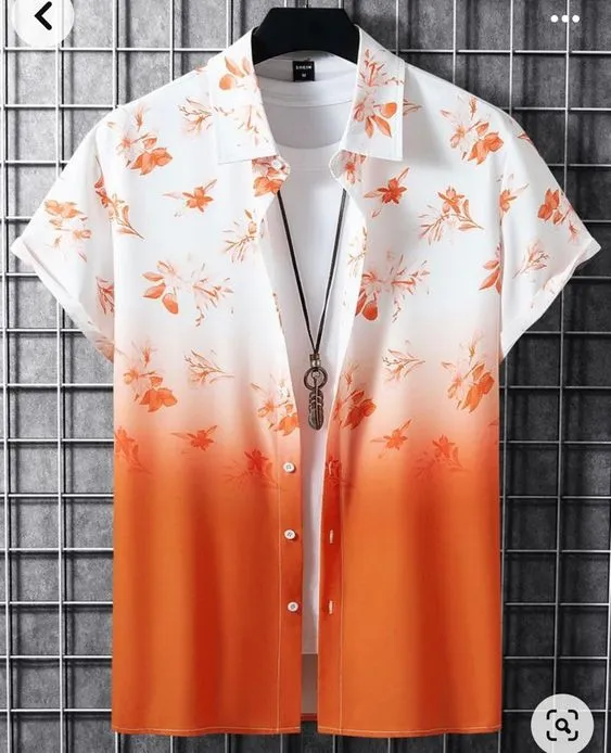Men's Half Sleeve Slim Fit Cotton Shirt, M to XL