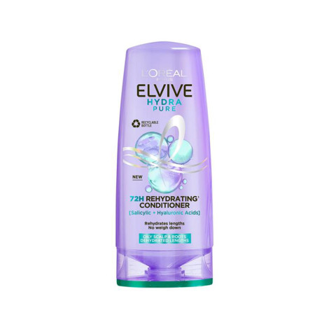 L'Oreal Elvive Hydra Pure 72H রিহাইড্রেটিং কন্ডিশনার 200ml