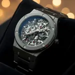 Hublot মেকানিক্যাল ওয়াটারপ্রুফ স্টেইনলেস স্টিল ঘড়ি