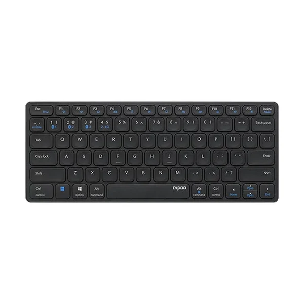 Rapoo E9050G Multi Mode Bluetooth Dark Grey Ultra-thin Keyboard