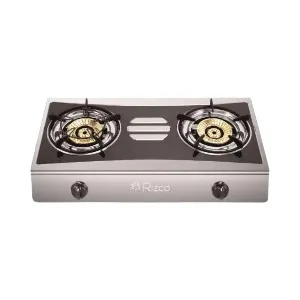 Rizco গ্যাস বার্নার 27" RTZ 303 (কালো ও সিলভার) RC-1336-GSB