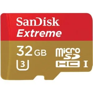 SanDisk 32GB Extreme মাইক্রোএসডি মেমোরি কার্ড (MicroSDHC, 4K UHD)