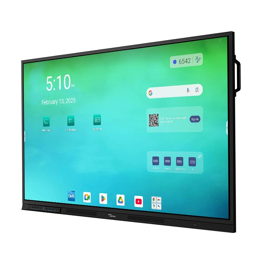 Optoma 3653RK-C2 65 Inch 4K UHD Android 14 Interactive Flat Panel