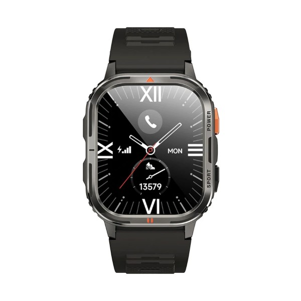 WiWU SW05 Tarnish Black Bluetooth Calling Smart Watch