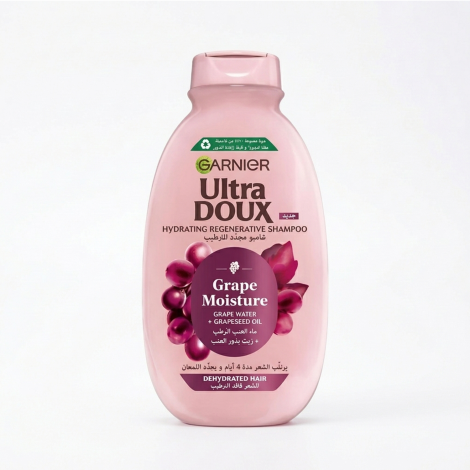 Garnier Ultra Doux Grape Moisture Hydrating Regenerative Shampoo 600ml (Egypt)