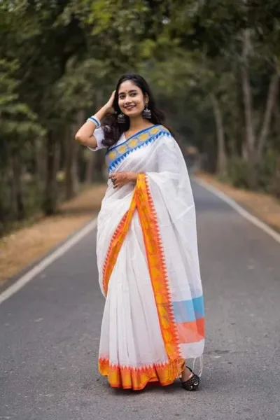 মহিলাদের টাঙ্গাইল মধুরাই শাড়ি, 13 হাত, 6টি রং