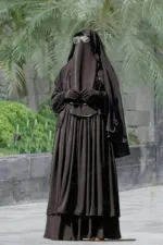 Samia Borka Full Set with Hijab and Niqab, Body 36 to 46