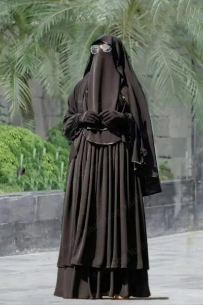 Samia Borka Full Set with Hijab and Niqab, Body 36 to 46