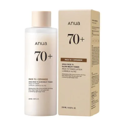 Anua Rice 70 গ্লো মিল্কি টোনার 250ml