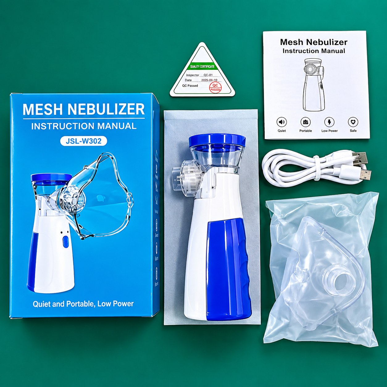 Portable Mesh Nebulizer – JSL-W302