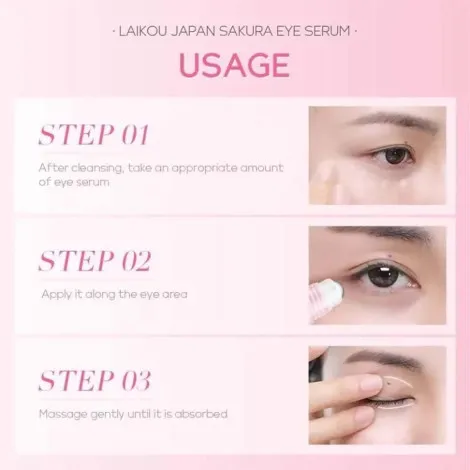 LAIKOU Japan Sakura আই সিরাম 15ml