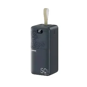 Remax RPP-117 Piloteer সিরিজ 50000mAh 27W ফাস্ট চার্জিং পাওয়ার ব্যাংক - কালো