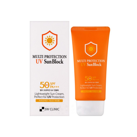 3W ক্লিনিক মাল্টি প্রোটেকশন ইউভি সান ব্লক SPF50 70মি.লি. (Korea)