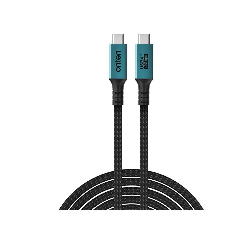Onten OTN-CC203 Thunderbolt 4 USB-C Cable 1 Meter Black