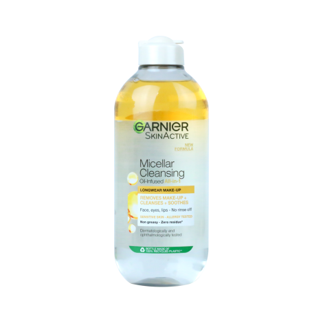 Garnier Skin Active All-in-1 মাইসেলার ক্লিনজিং ওয়াটার ইন অয়েল 400ml