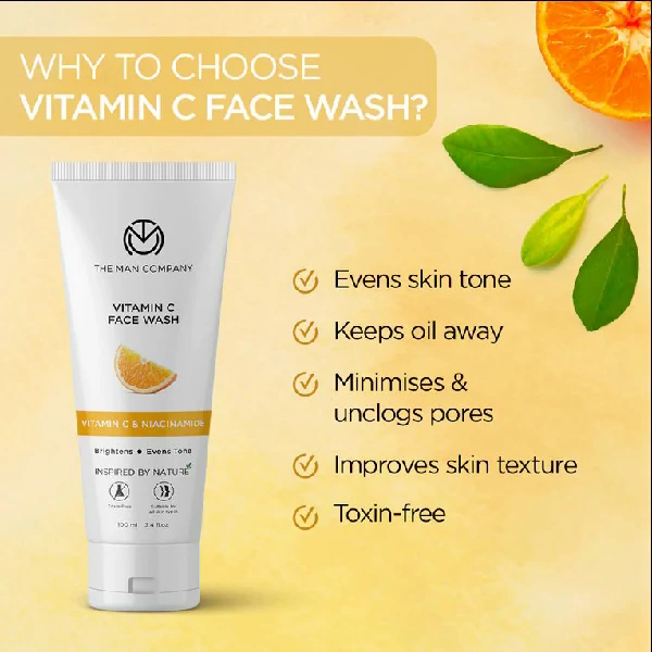 The Man Company Vitamin C Face Wash (100ml)