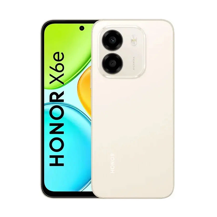 Honor X6e 4GB RAM, 128GB ROM Sunrise Gold Smartphone (Dual Sim)
