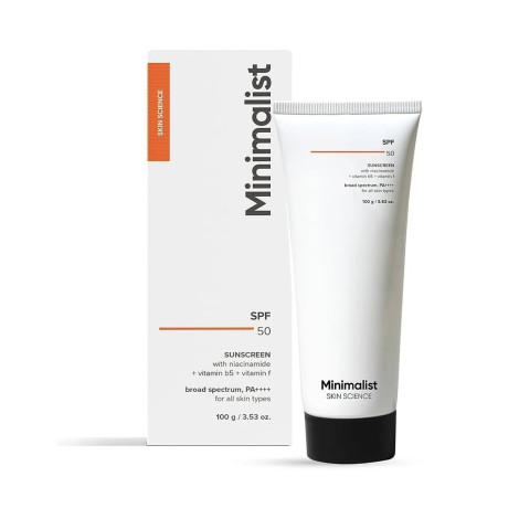 মিনিমালিস্ট ব্রড স্পেকট্রাম PA++++ সানস্ক্রিন SPF50 ৫০গ্রাম (India)