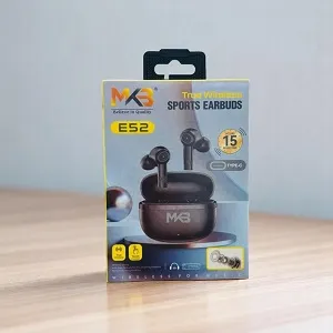 MKB E52 ট্রু ওয়্যারলেস ইয়ারবাডস – কালো