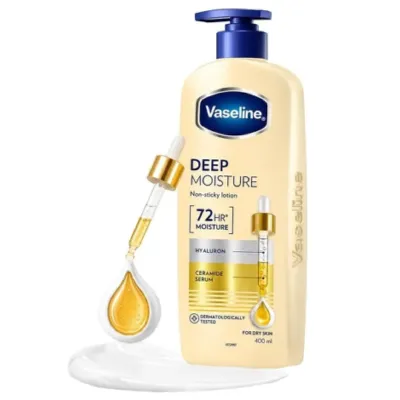 Vaseline Deep Moisture Non-sticky Lotion 400ml (India)