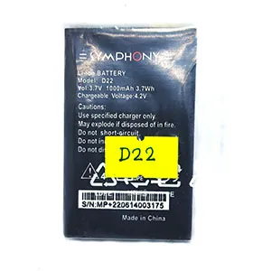Symphony D22 ব্যাটারি 1000mAh