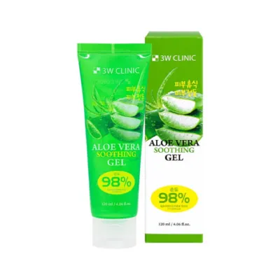 3W Clinic 98% অ্যালোভেরা সুদিং জেল 120ml
