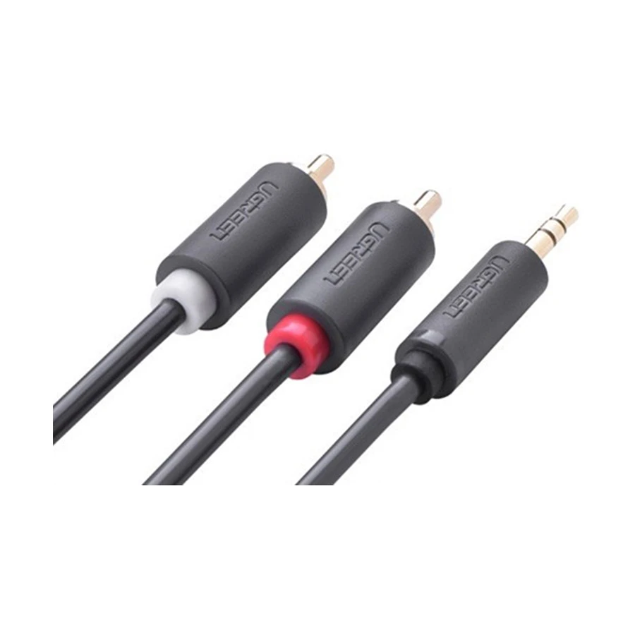 UGREEN AV102 (10512) 3.5mm Male to 2RCA Male 3 Meter Gray Audio Cable