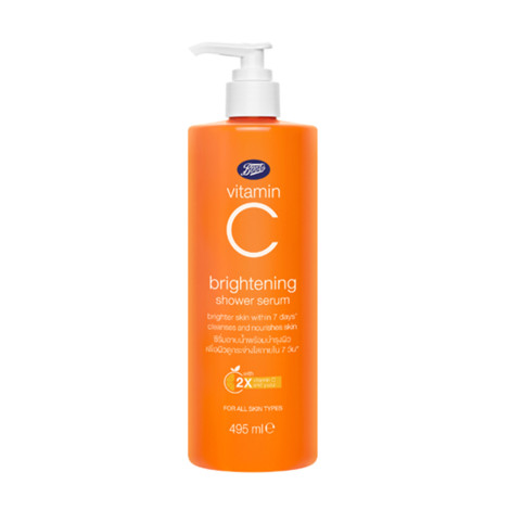 Boots Vitamin C Brightening Shower Serum 495 ml (Thailand)