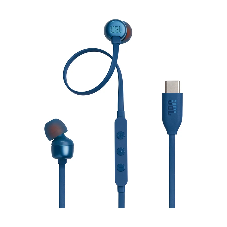 JBL Tune 310C Wired Type-C In-Ear Blue Earphone