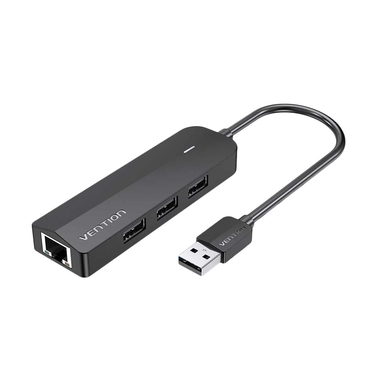 Vention CHPBB USB to Tri USB & LAN Multi-Interface Hub Black
