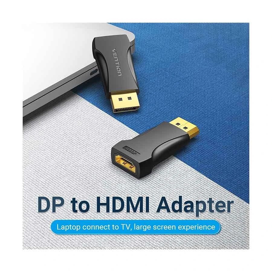 Vention HBOB0 DisplayPort Male to HDMI Female Black Converter