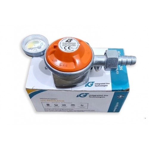 IGT Maximum Safety LPG গ্যাস রেগুলেটর, প্রেশার গেজসহ