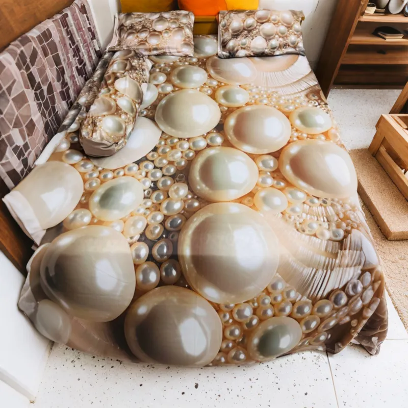 3D ডিজাইন বেডশিট সেট