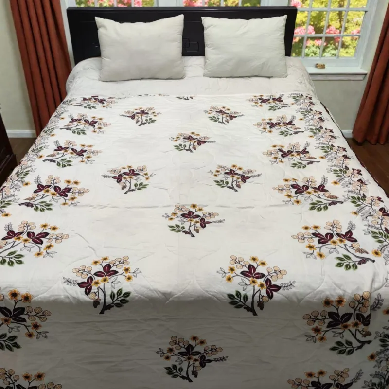 এসি কাঁথা, 2 আউন্স ফেদার টাচ ফাইবার, কটন টুইল