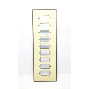 9 হোল ফাইবার সুইচ বোর্ড অফ-হোয়াইট