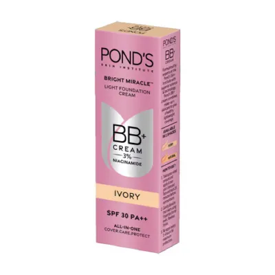 Pond's অল ইন ওয়ান BB+ ক্রিম Ivory SPF30 PA++ নিয়াসিনামাইড 3% 18g